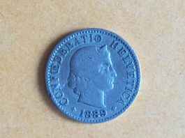 5 Centimes 1889   Rare