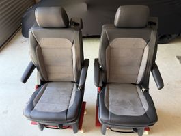 VW T6.1 Multivan 2 Einzelsitze Alcantara Palladium grau