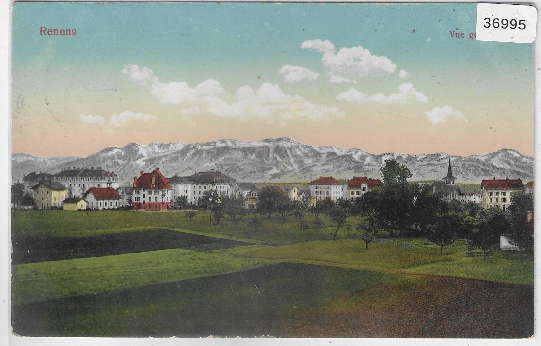 Cartes postales: Renens - Vue generale - Litho – D'occasion à Ettingen par Kartenplanet