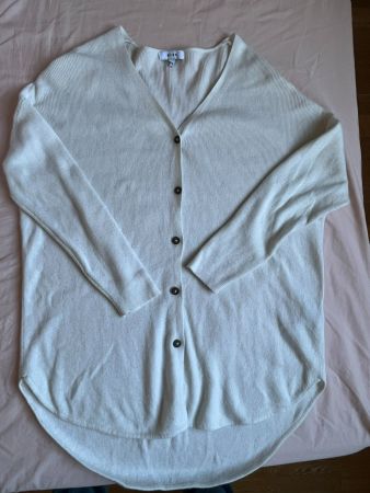 Weisse Strickjacke REISS Grösse S Herbst Übergangsjacke