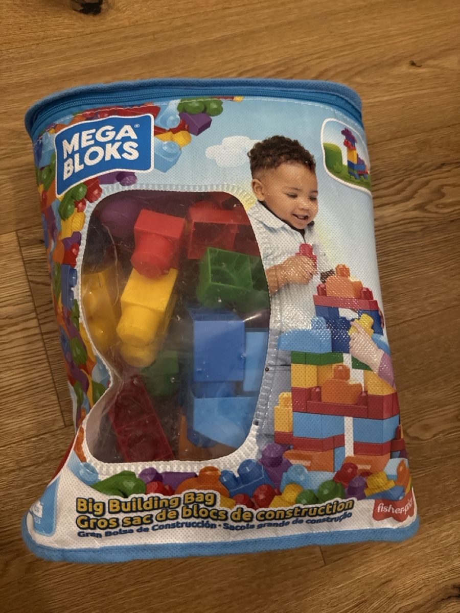 Fisher-Price Giocattoli: Mega Bloks Bausteine Big Building Bag neu – Usato da Reinach AG venduto da Stella812