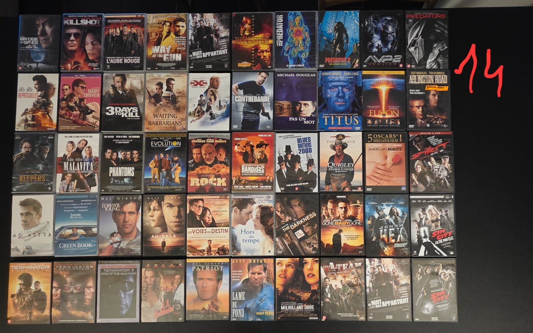 Tutti i DVDs: Lot de 50 DVD – Usato da Cheyres venduto da Saby20