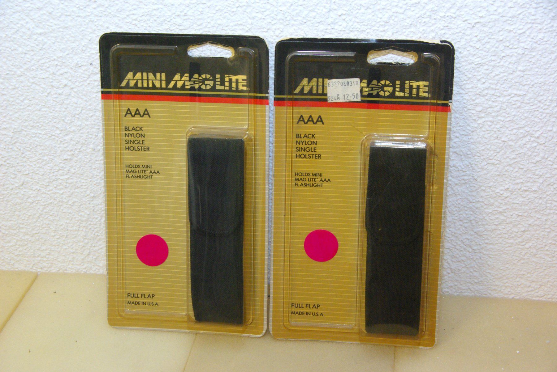 Lampade: 2x Mini Maglite Gürteltaschen, schwarz – Nuovo e nell'imballaggio originale da Herisau venduto da Cevianer1844