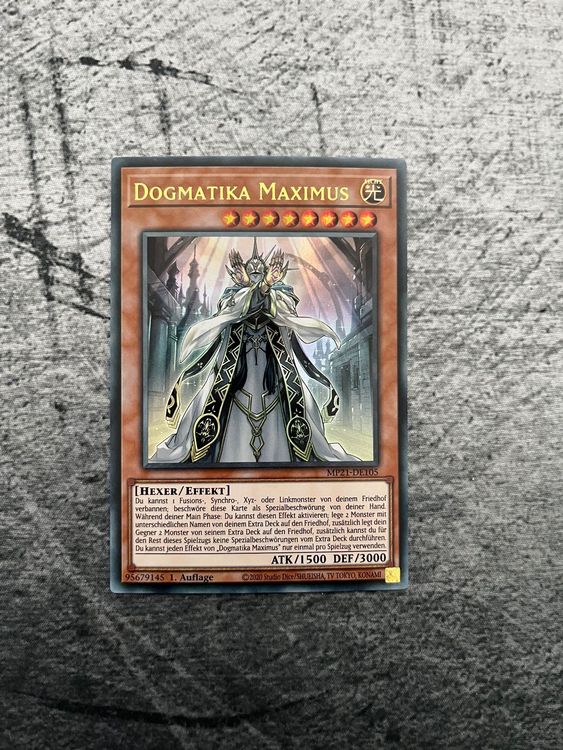 Dogmatika Fleurdelis - Ultra Rare 1st Edition Yu-Gi-Oh! Card From  MP21-EN104 (2021 Mega Tin)