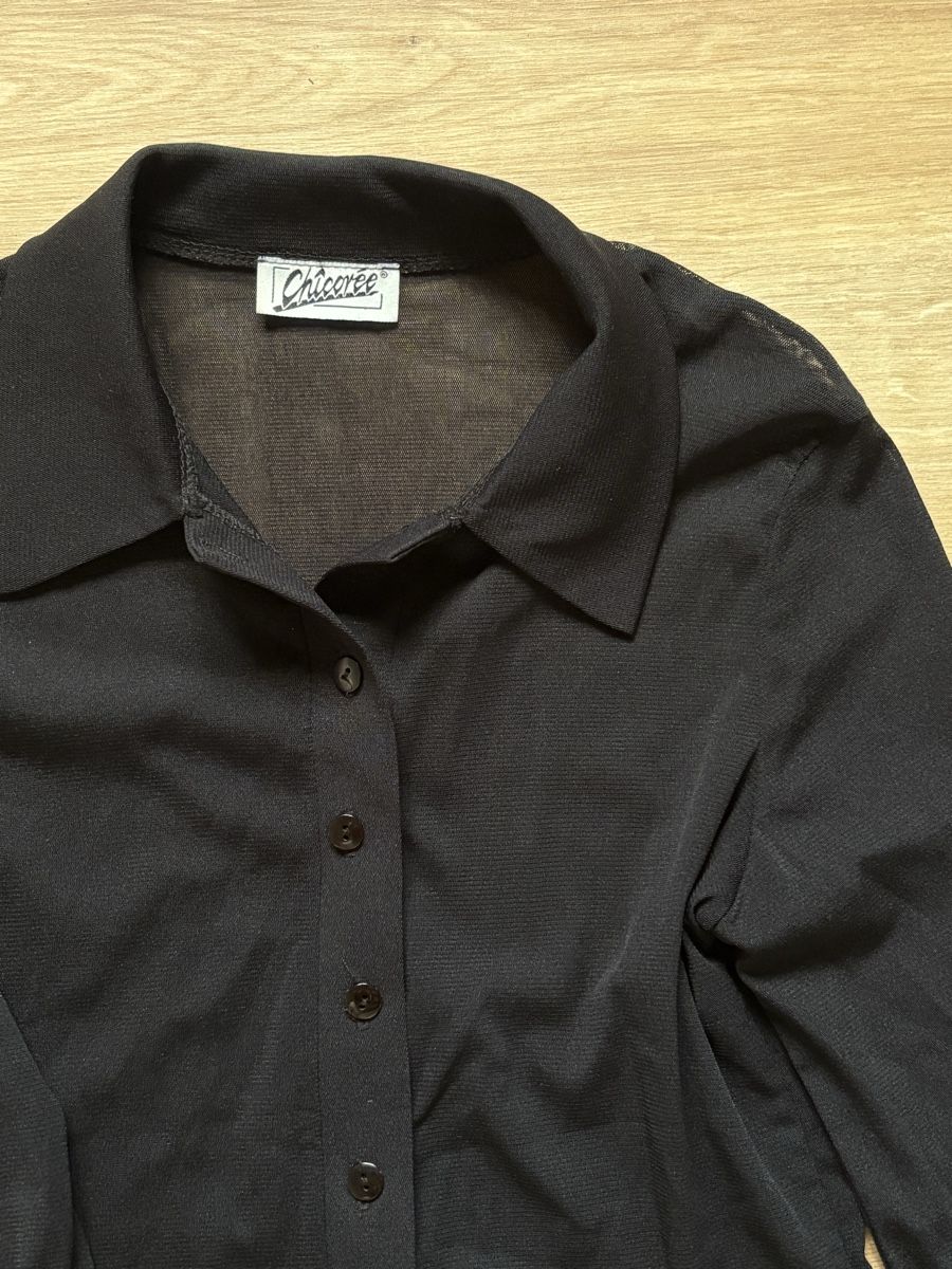 Camicette: chemise transparente noire Chicorée, taille S – Nuovo (secondo la descrizione) da Tavannes venduto da callie.mcli 2