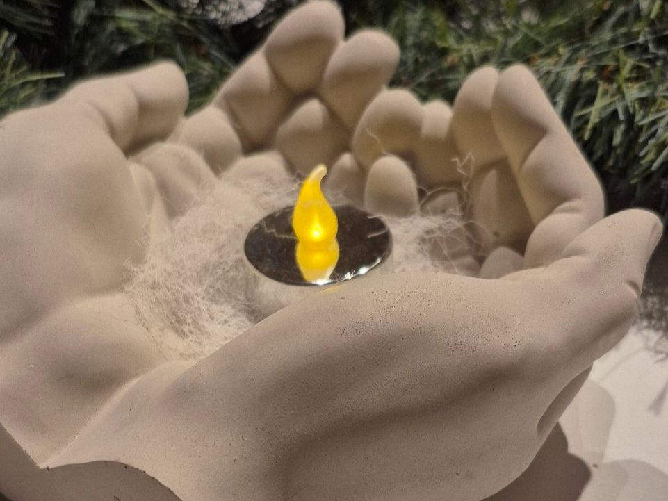 Tutte le decorazioni: Zwei Hände DEKO Schale – Nuovo e nell'imballaggio originale da Nottwil venduto da echtMOMO 4