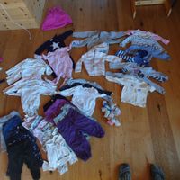 Kleiderset Paket Gr 80 mit Sanetta, Petit Bateau usw