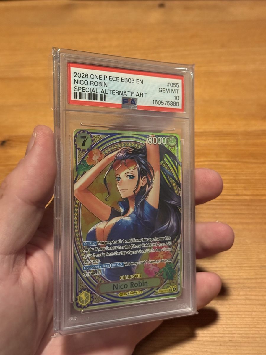 Bandai Sammelbilder & Trading cards: One Piece EB03 Nico Robin SP Englisch PSA 10 – Neu (gemäss Beschreibung) aus Gottlieben von sim_tmf2 2