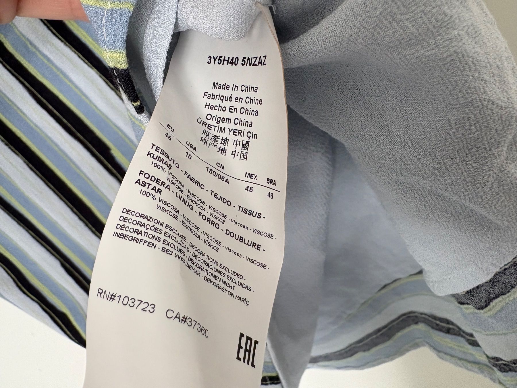 Armani Top: ARMANI Top blouse size EU 42 – Usato da Muzzano venduto da Sidney_3 2