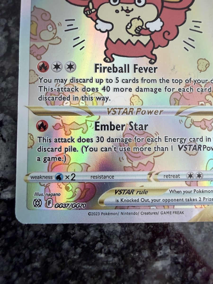 Pokémon Carte collezionabili: Pokémon Simisear VSTAR GG37/GG70 – Usato da Liestal venduto da arl_6tv7 1