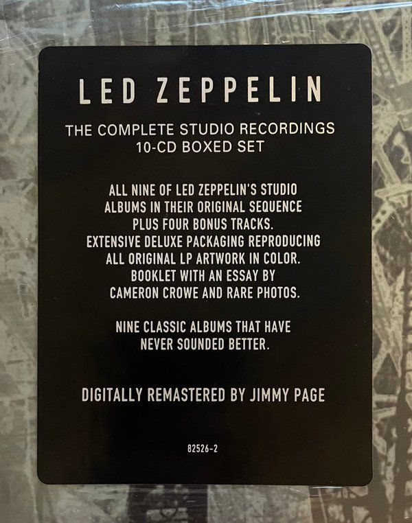 CD: Led Zeppelin ‎– The Complete Studio Recordings (10-CD BOX) – Usato da Sessa venduto da discoverymedia 1
