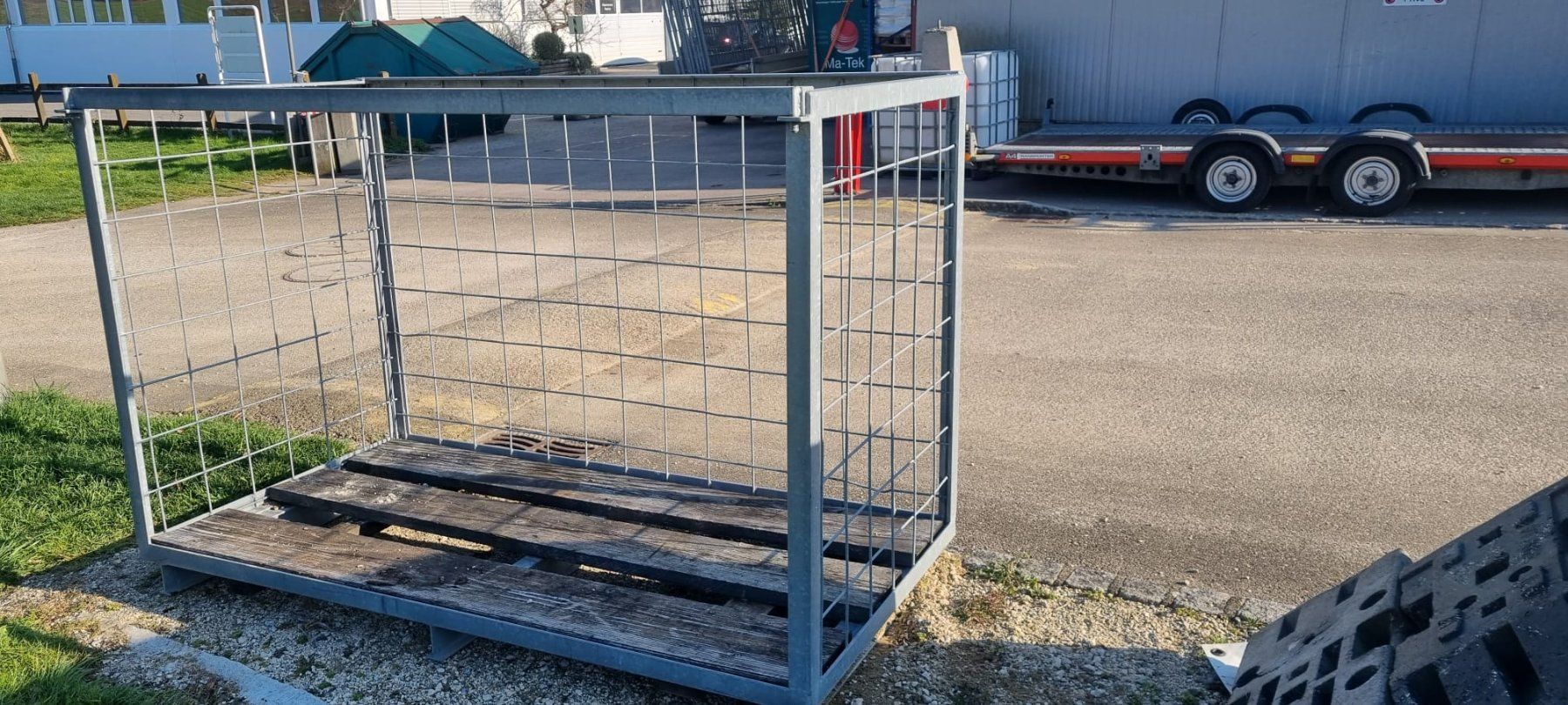 Pallets: GITTERBOX - Palette double Stockage bois - – Usato da DEVELIER venduto da Tatine