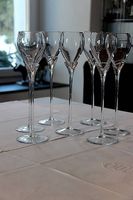 6 mundgeblasene Sekt- / Champagner-/Proseccogläser Kristall