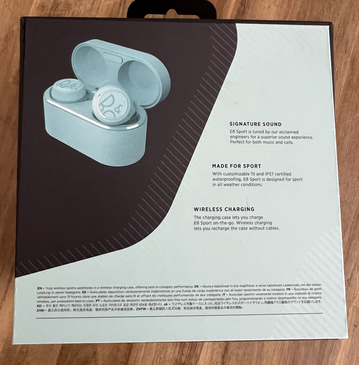Bang & Olufsen Cuffie: Bang & Olufsen E8 Sport - Oxygen Blue – Usato da Forel FR venduto da Papillon2020 5
