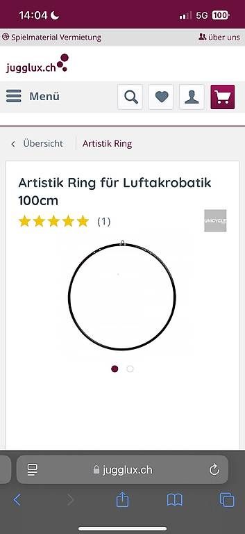 Hometrainer: Aerial Hoop Luftring – Gebraucht aus Winterthur von jen_6bzw