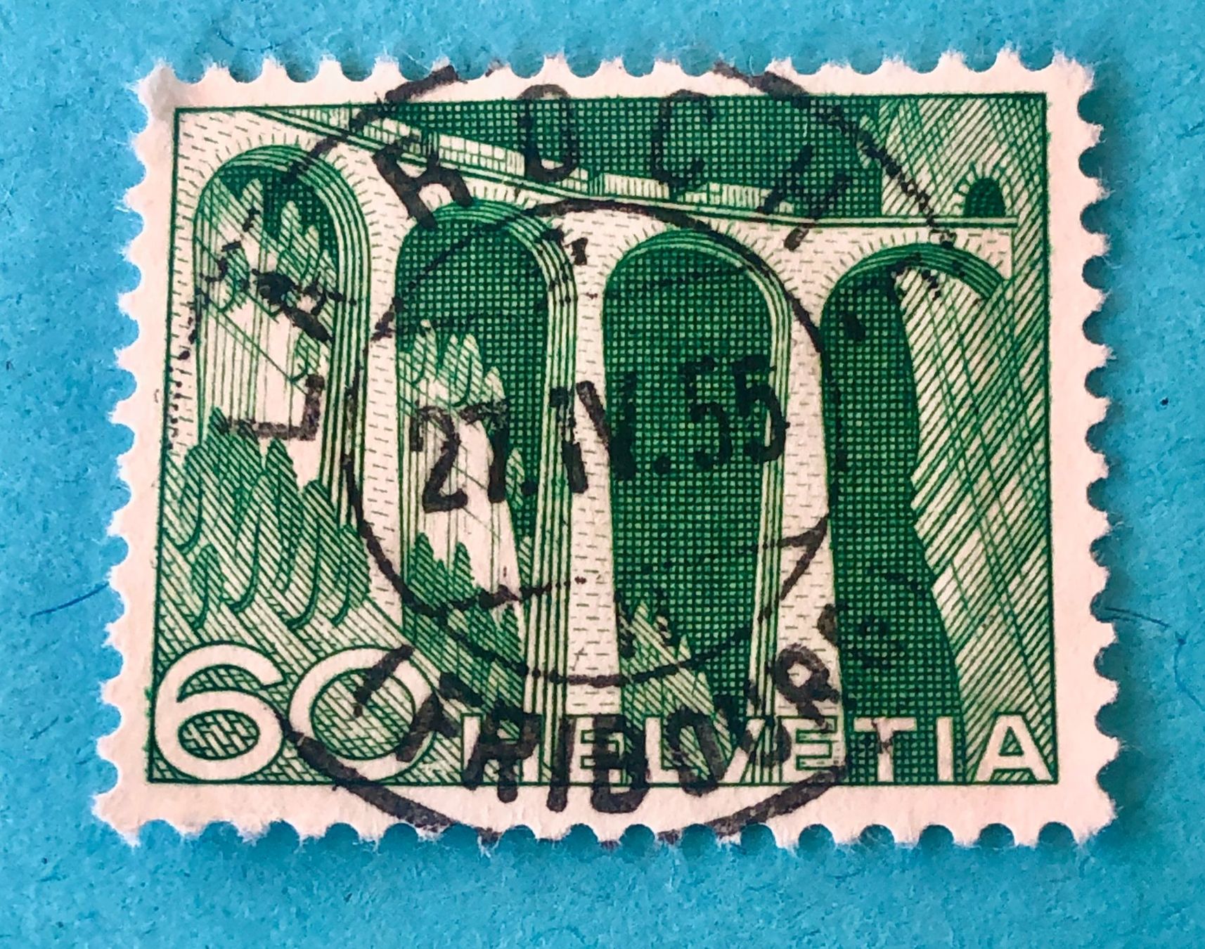 Tutti i francobolli: Nr.307 Technik und Landschaft GESTEMPELT     – Usato da Aarau venduto da Billa007