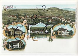 Gruss aus Effingen  -  (Litographie um 1900)