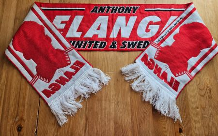 Anthony Elanga Schal Manchester United + Schweden Fan