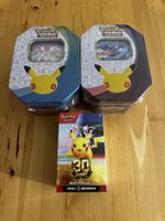 Pokémon 30 Jahre: 2x Tin (Quajutsu-ex & Feelinara-ex) + Boos