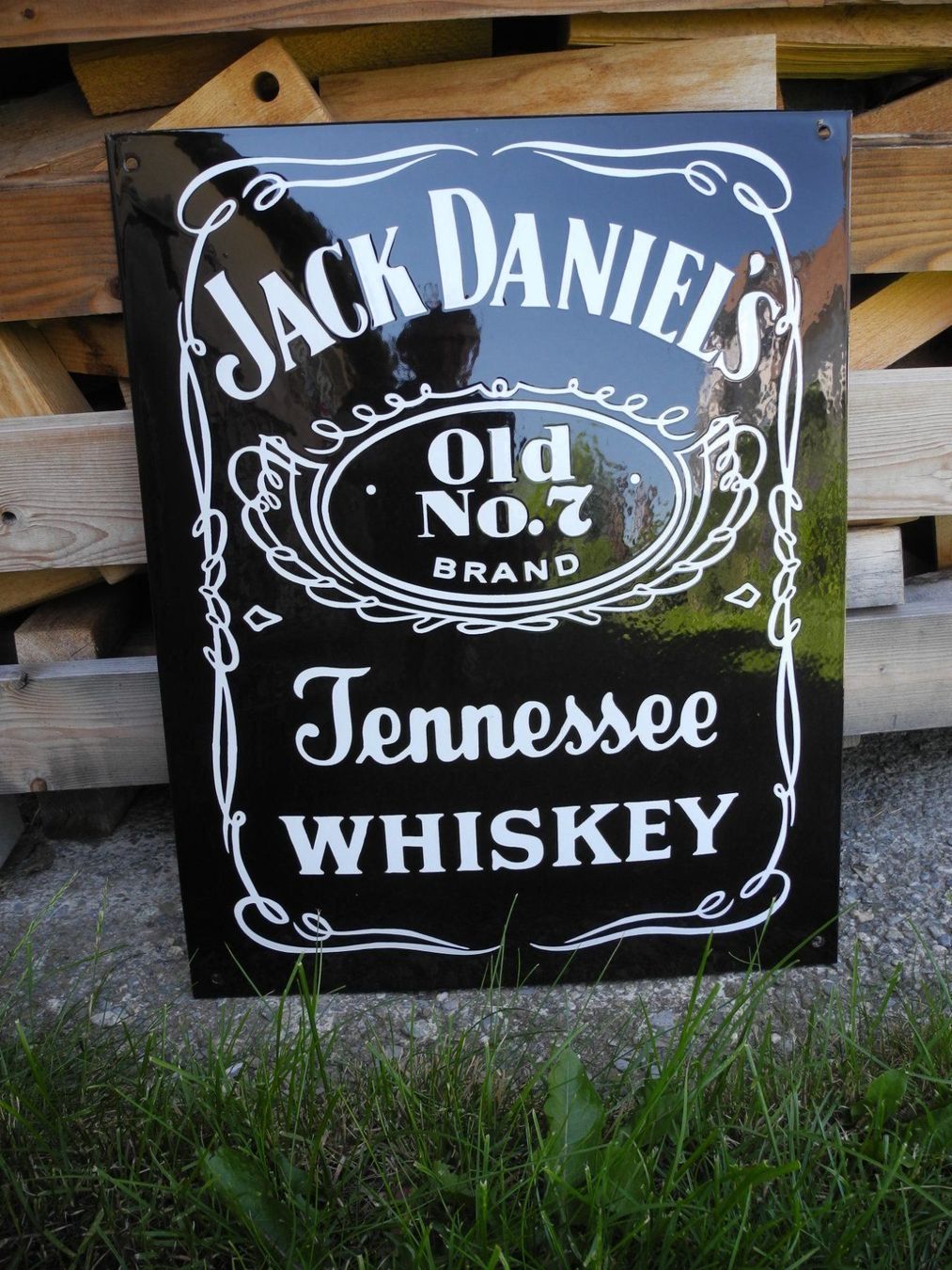 Jack Daniels Schilder: JACK DANIELS EMAILSCHILD – Neu (gemäss Beschreibung) aus Reinach AG von Huckleberrysix 3