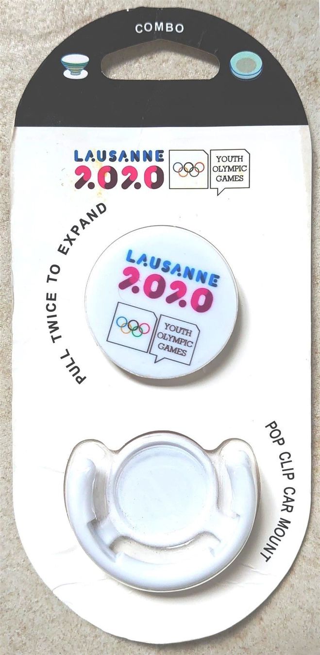Telefoni cellulari / Smartphones: YOG - Lausanne 2020 - Pop Clip – Nuovo e nell'imballaggio originale da Biel/Bienne venduto da TheShop4U