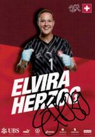 Elvira Herzog Autogramm handsigniert Schweiz 2026 NEU