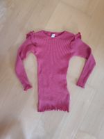 Dilling Langarmshirt mit Rüschchen aus Merinowolle 92