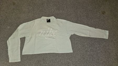 Nike crop-pullover türkis