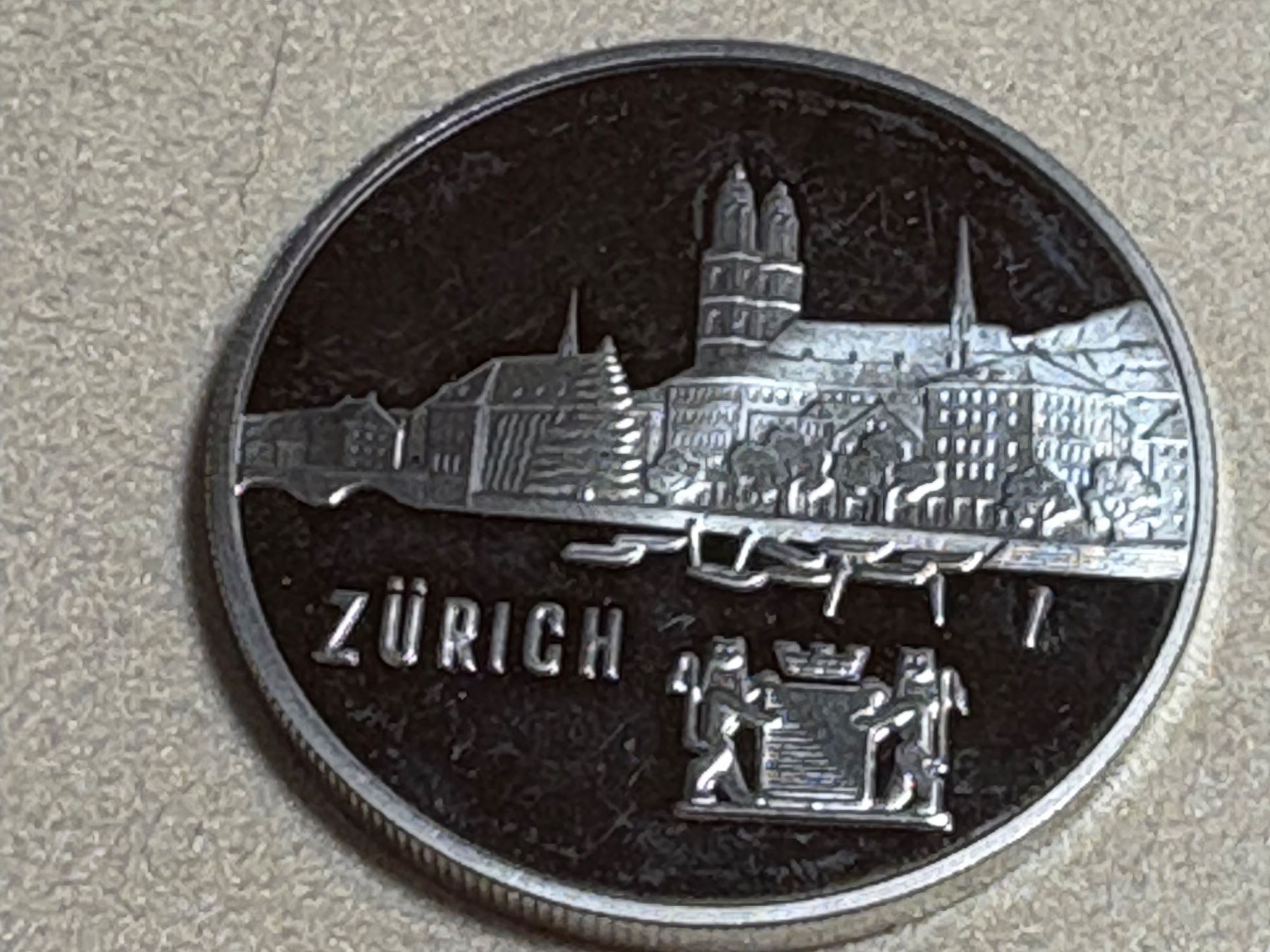 Medaglie: 1 Silbertal 1971,, 28 Gramm. Durchmesser 37,1 mm – Usato da St. Peterzell venduto da verena40 1