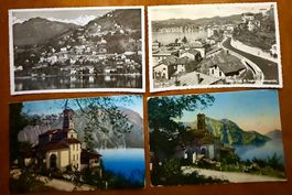 4X Castagnola - Belles cartes anciennes