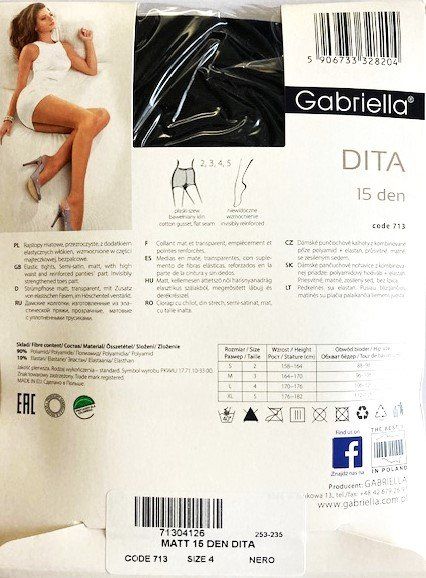 Calze & Collant: Strumpfhose Gabriella DITA – Nuovo e nell'imballaggio originale da Menziken venduto da ABA60 1