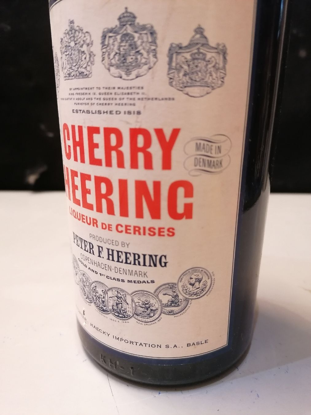 Bevande alcoliche: Liqueur Cherry Heering, Danemark. Vintage. – Nuovo (secondo la descrizione) da Genève venduto da Leboucheoreilles 4