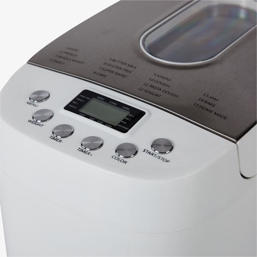 Küchengeräte: Brotbackautomat 1500g - 15 Programme, Weiß – Neu (gemäss Beschreibung) aus Nebikon von warendiscount 1