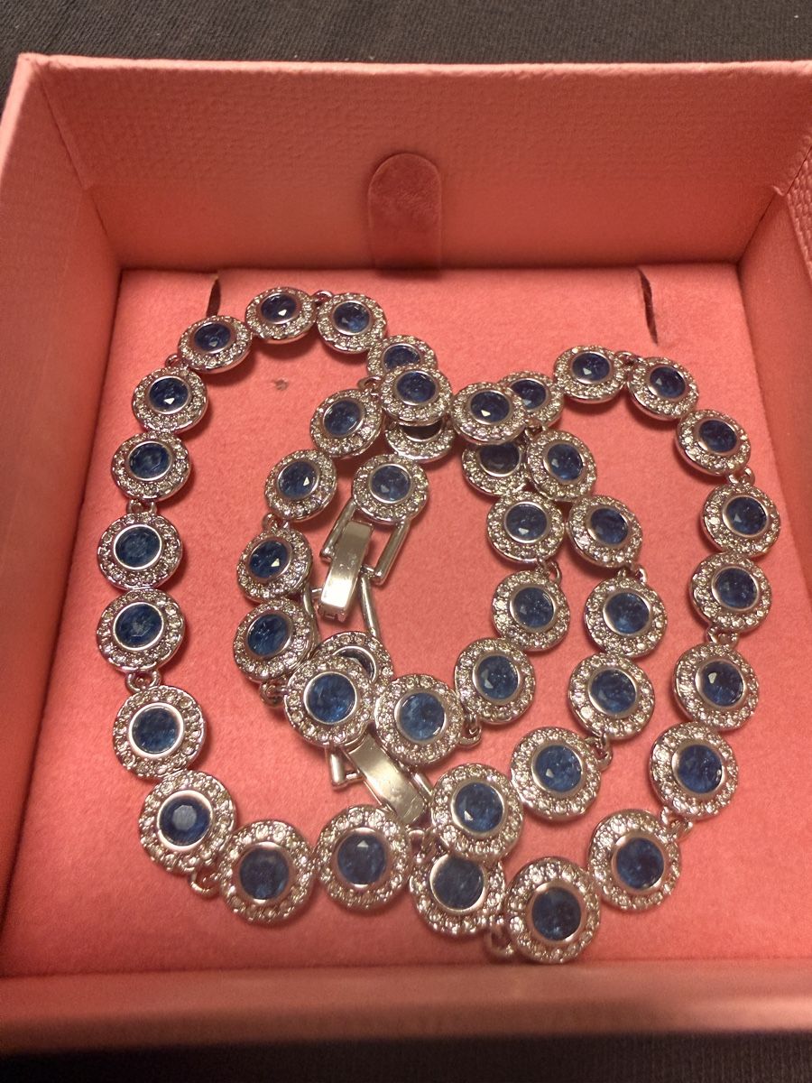 Swarovski Catenine: Swarovski Halskette angelic blau – Nuovo (secondo la descrizione) da Schafisheim venduto da jan_cb2f 2