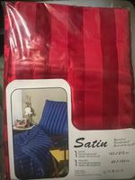Satin Bettwäsche  Rot 160/210 /1 Kissen 65/65cm
