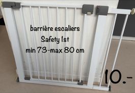 Barrière de sécurité escaliers safety 1st, min 73-max 80cm