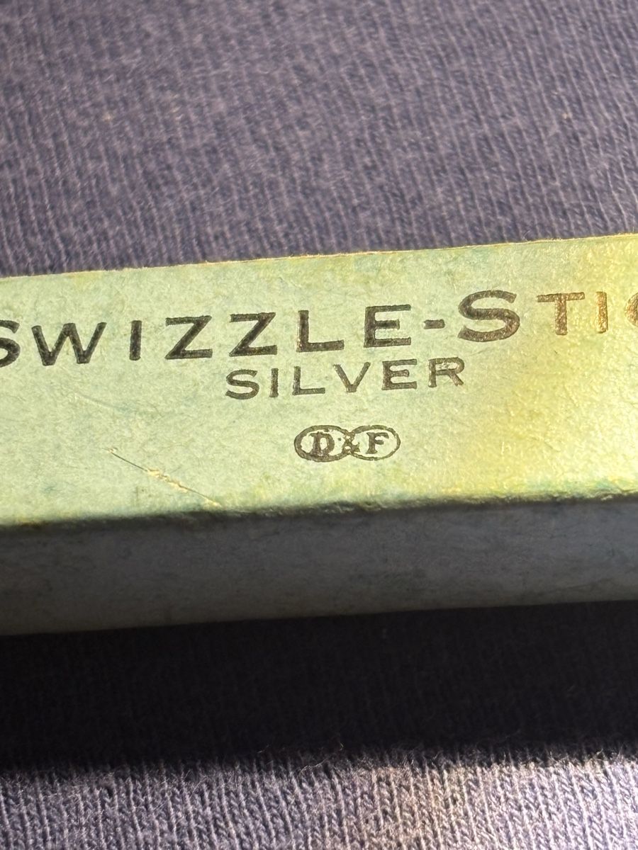 Set di posate: SWIZZLE-STICK SILBER mit Box, Sterling Silber antik – Usato da Würenlos venduto da Ashley24 7