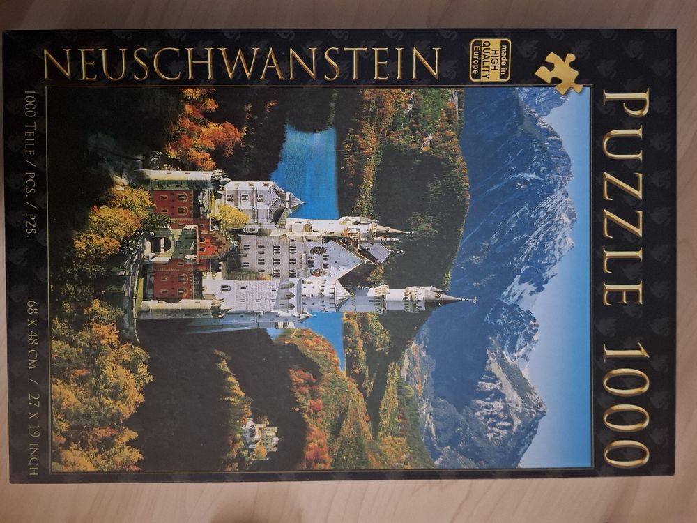 Château de Neuschwanstein, Bavière, Allemagne Puzzle en Châteaux