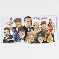 Postkarte James Bond Sean Connery Tribut Artwork 1930- 2020