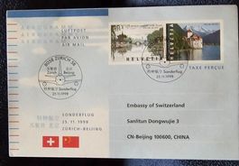 Sonderflug Zürich - Beijing 25.11.98