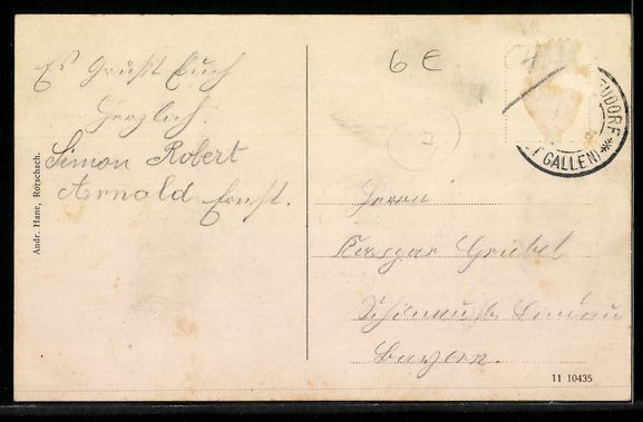 Cartoline postali: Speicher, Totalansicht mit Vorarlberge,  – Usato da Berlin venduto da bartko-reher 1