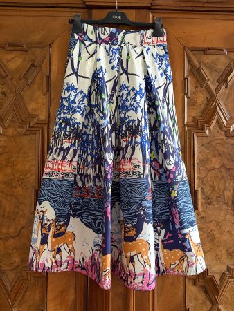 BLU ROYAL Maxi-Rock  im Stil von Christian Dior, Größe S/M