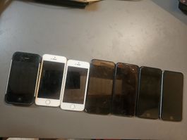 Apple iPhone Bundle – 7 iPhones – Untested – Sold as Seen