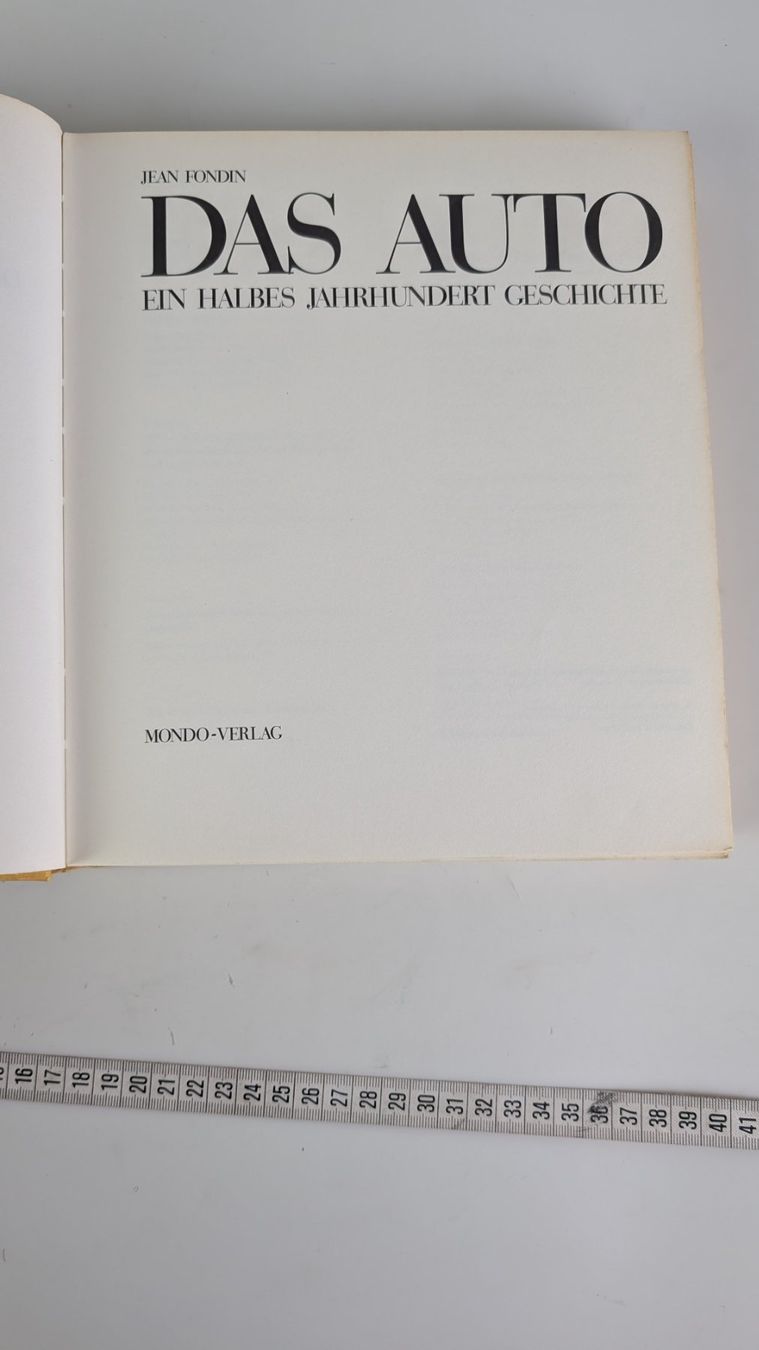 Libri: Das Auto, seltene Ausgabe, Oldtimer Buch, Top – Usato da Zürich venduto da axolottchen 6