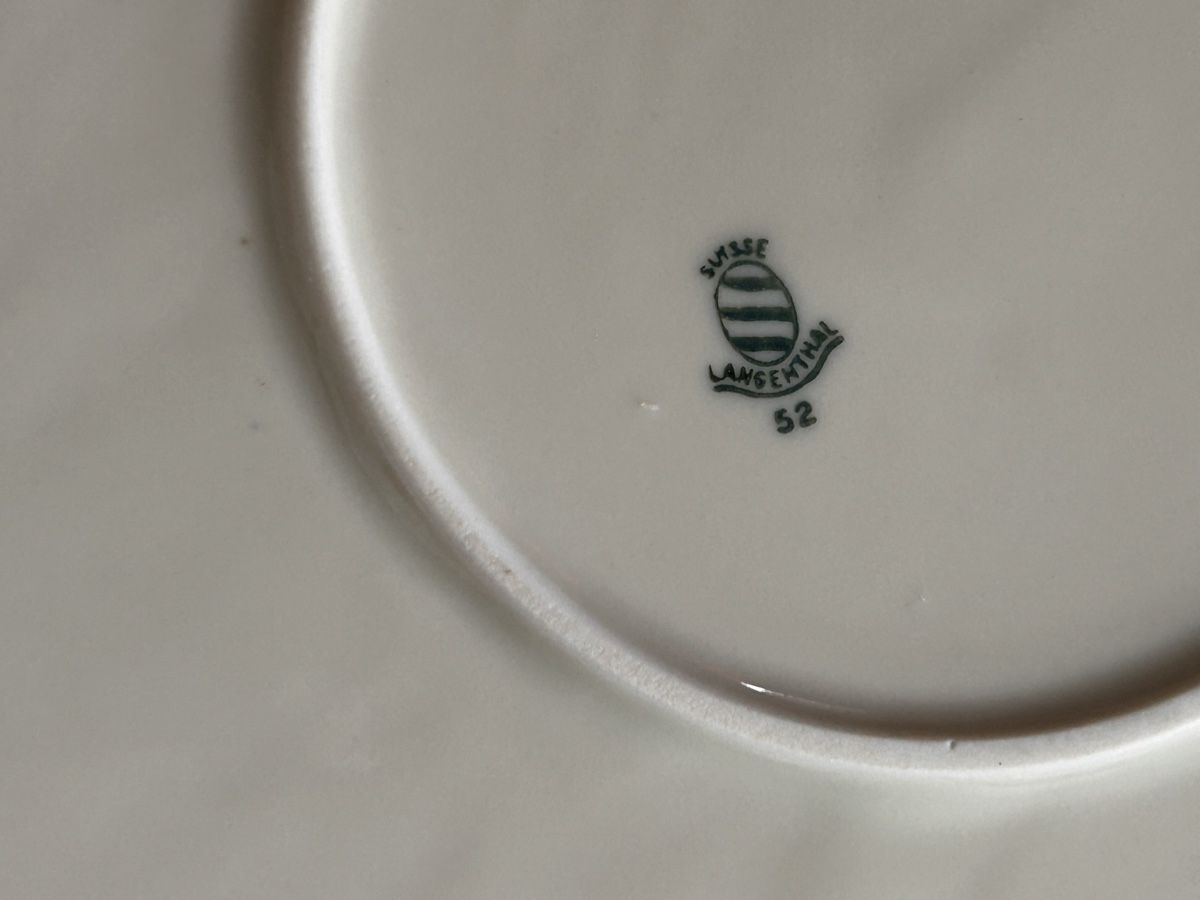 Piatti: Swiss Langenthal cake platter from the 1940s. – Nuovo (secondo la descrizione) da Biel/Bienne venduto da zit_v5yc 3