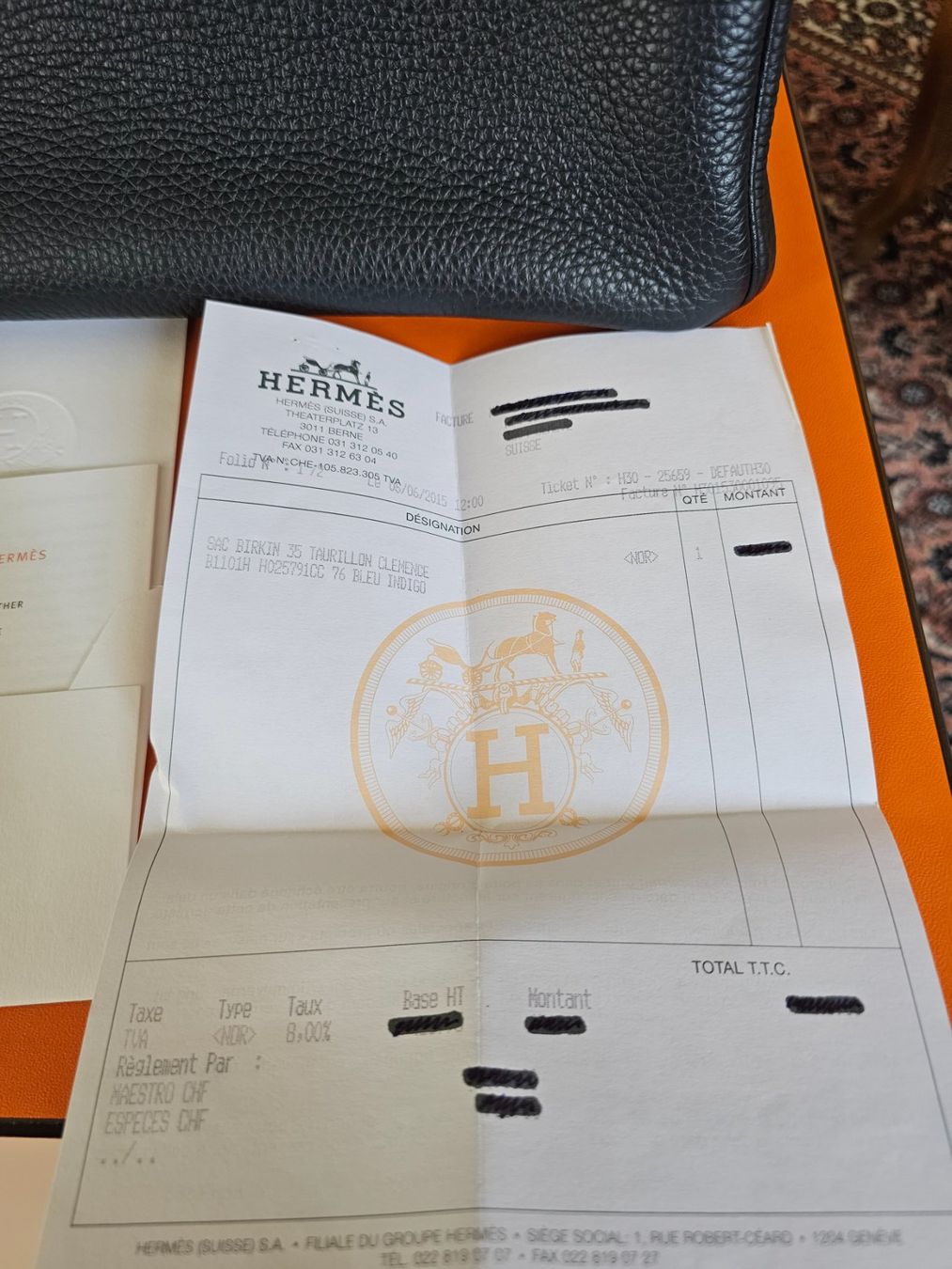 Hermès Borse: Hermès Birkin Bag 35 Bleu Indigo – Usato da Fribourg venduto da wis_7b6y 1