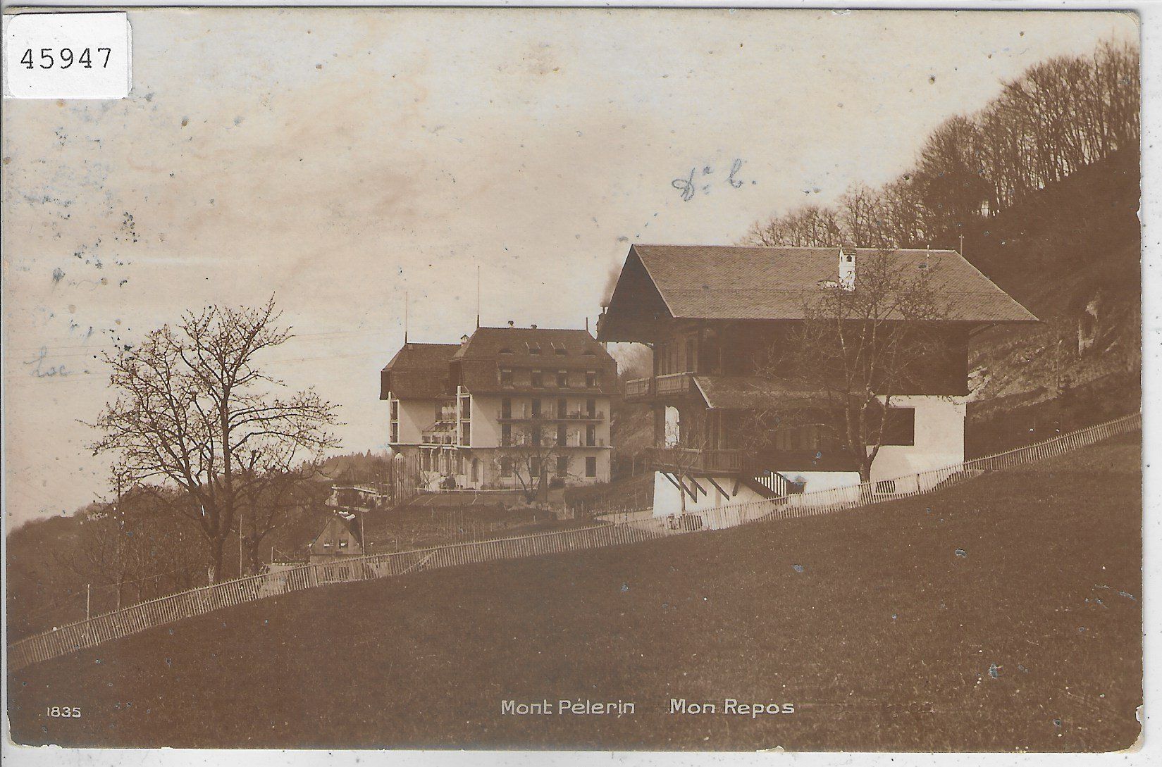 Cartoline postali: Mont Pelerin - Mon Repos – Usato da Ettingen venduto da Kartenplanet