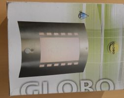 Wandleuchte GLOBO IP44 Edelstahl neu