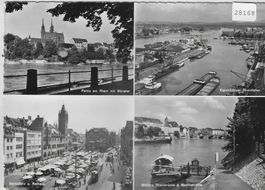 Basel - Münster, Rheinhafen, Marktplatz,