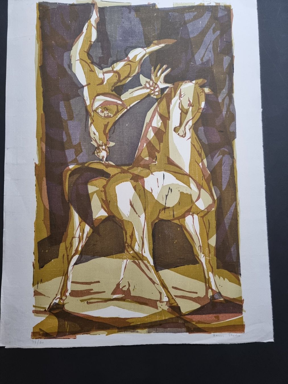 Xilografie: HANNS STUDER HOLZSCHNITT SIGNIERT NUMMERIERT – Usato da Gersau venduto da kunst-online 4